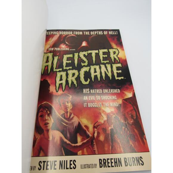 New Aleister Arcane Graphic Novel IDW 2004 First Printing Paperback Niles Burns - Picture 11 of 12